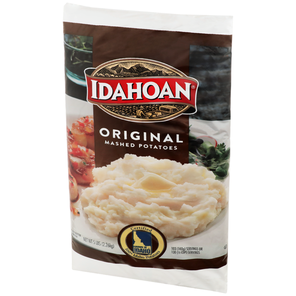 Idahoan® Flakes Unseasoned Potatoes Bag 5 Pound Each - 6 Per Case.