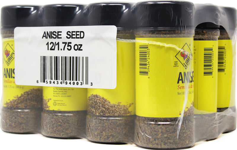 Lowes Anise Seed 1.75 Ounce Size - 12 Per Case.