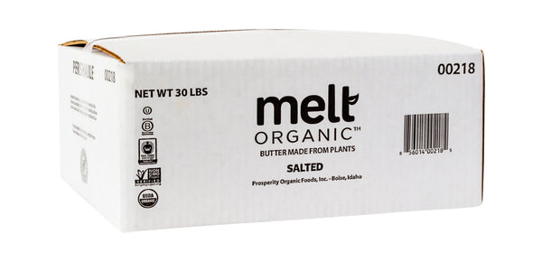 Plant Based Butter Salted 30 Pound Each - 1 Per Case.