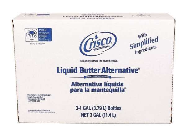 Liquid Butter Alternative 1 Gallon - 3 Per Case.