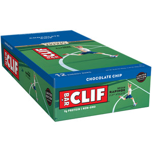 Clif Bar Chocolate Chip Protein Energy Bars 2.4 Ounce Size - 192 Per Case.