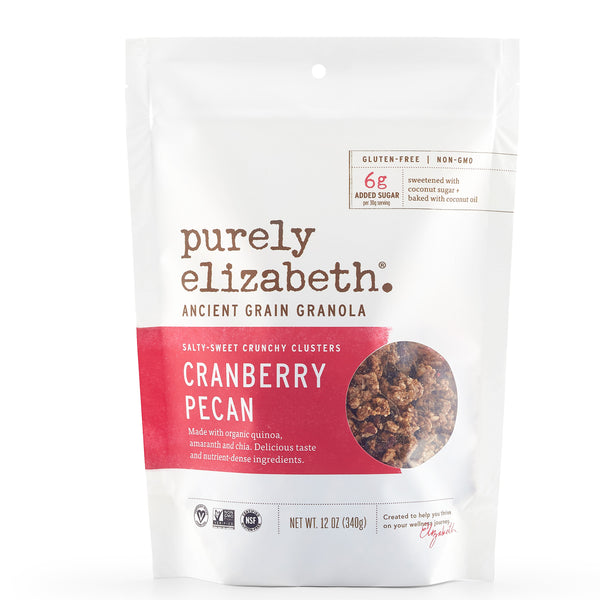 Purely Elizabeth Ancient Grain Granola Cranberry 12 Ounce Size - 6 Per Case.