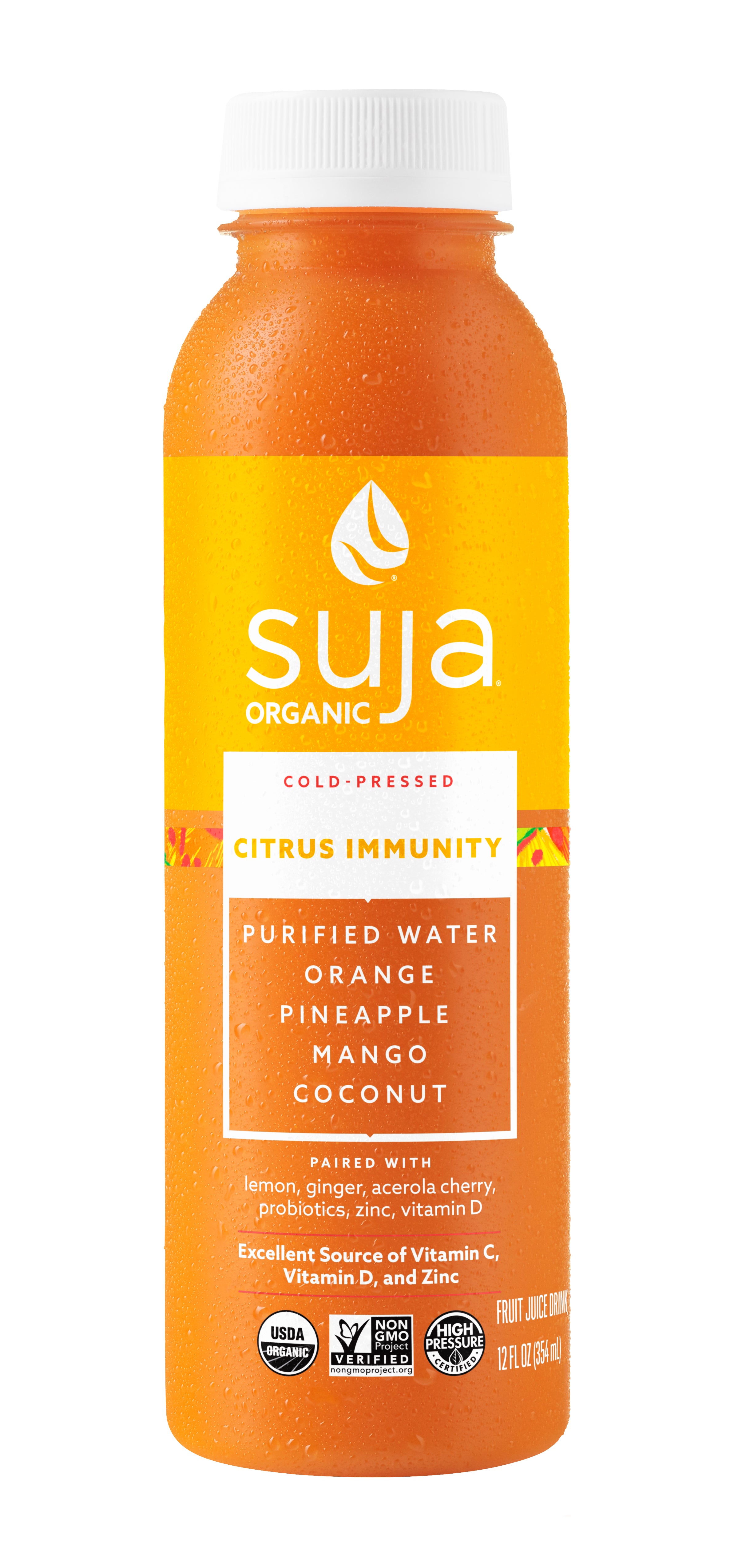 Suja Juice Citrus Immunity 126-12 Fluid Ounce 6-12 Fluid Ounce