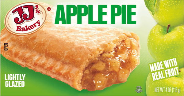 Jj's Bakery Apple Pie Display 4 Ounce Size - 48 Per Case.