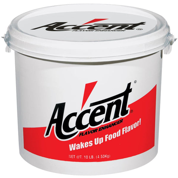 Accent Flavor Enhancer 10 Pound Each - 1 Per Case.