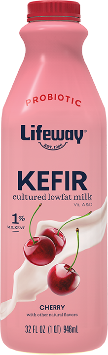 Cherry Low Fat Kefir Pack 32 Fluid Ounce - 6 Per Case.
