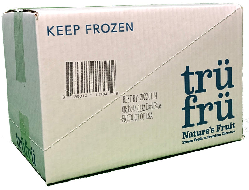 Tru Fru Hyper Chilled Grab & Share Hyper Chilled Blueberries Immersed In White & Dark Cho 8 Ounce Size - 6 Per Case.