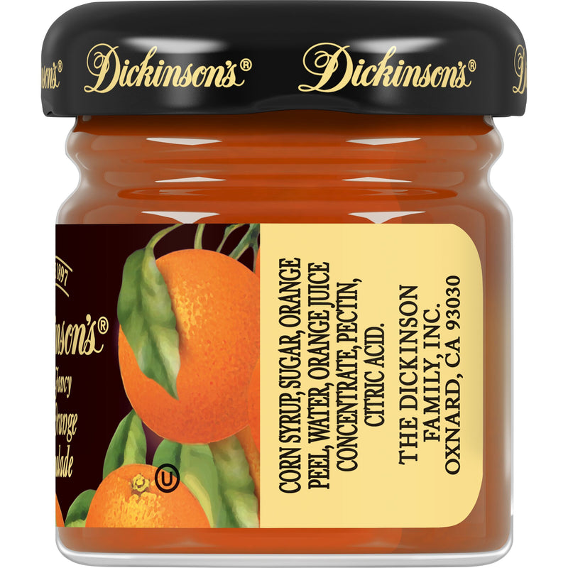 Dickinson Orange Marmalade 1 Ounce Size - 4.5 Pound Per Case.