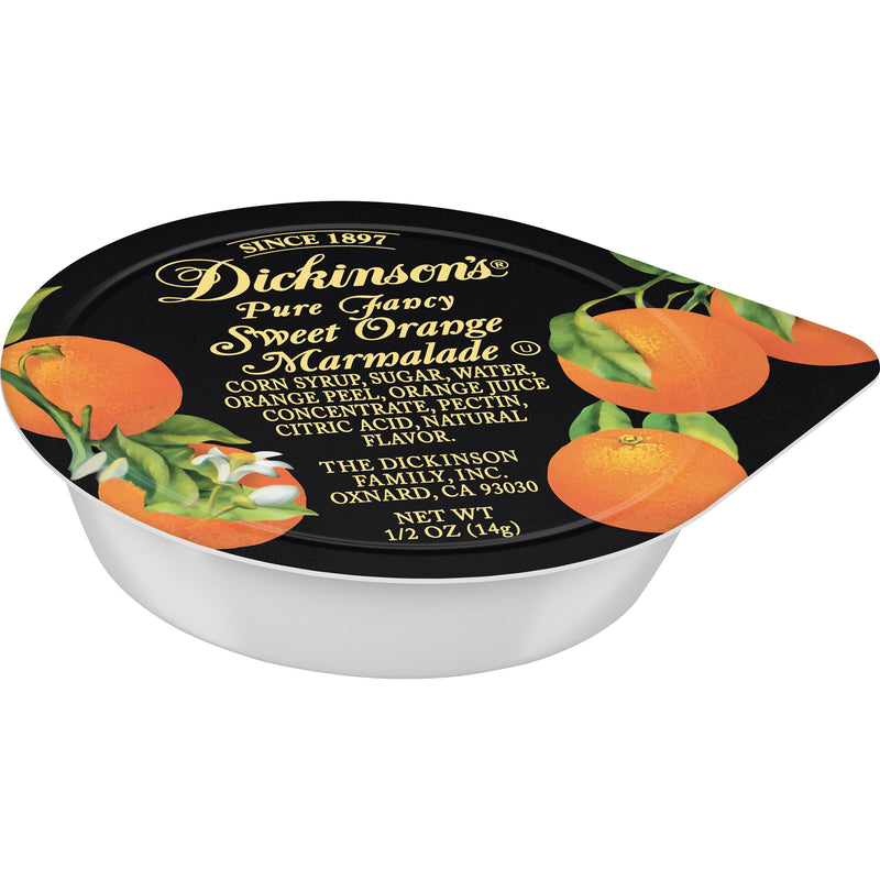 Dickinson Orange Marmalade Plasticportion Control 0.5 Ounce Size - 6.25 Pound Per Case.