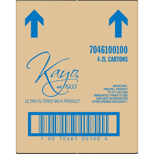 Kayo Ultra Filtered Milk 2 Liter - 4 Per Case.