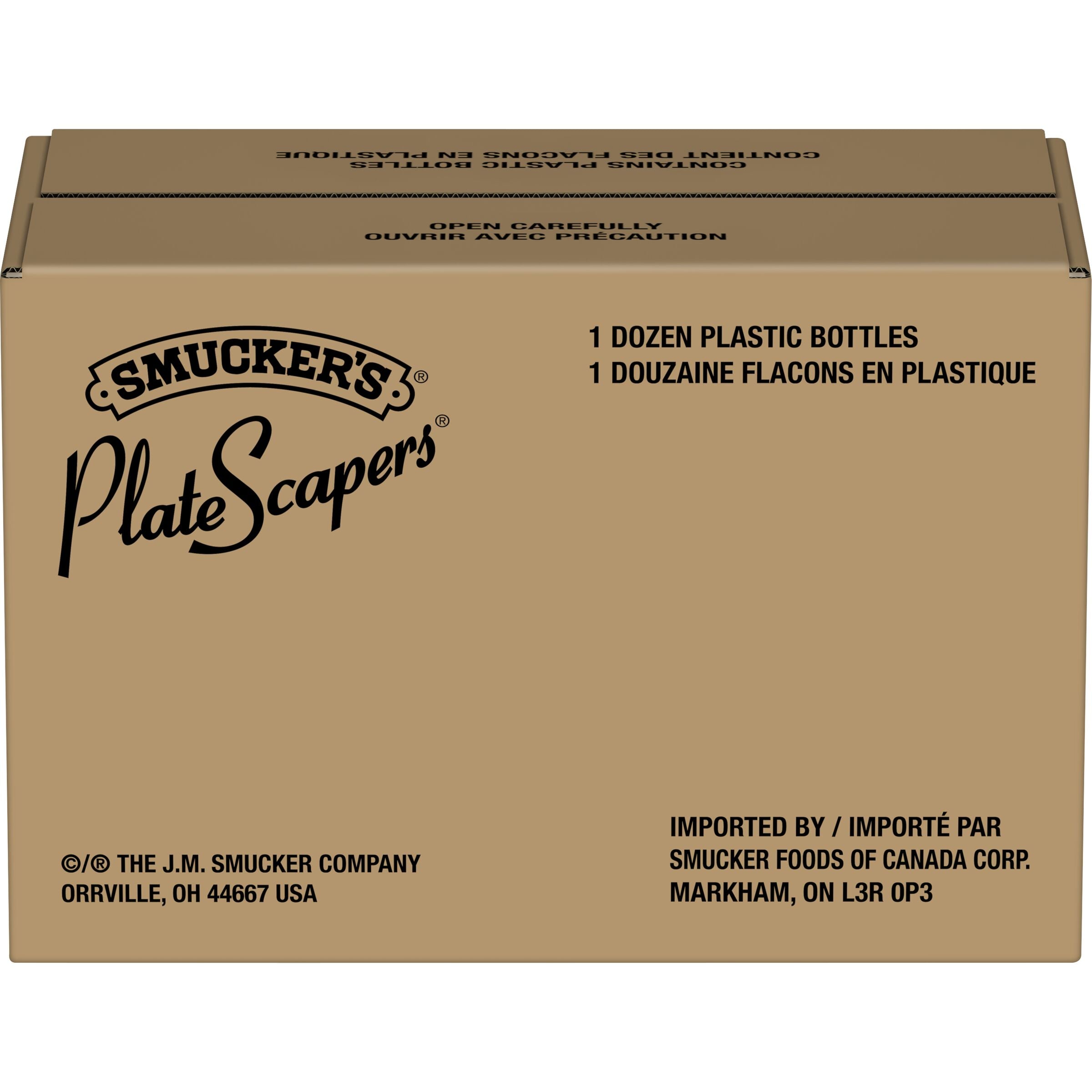 Smucker Vanilla Platescapers 19.5 Ounce Size - 12 Per Case.
