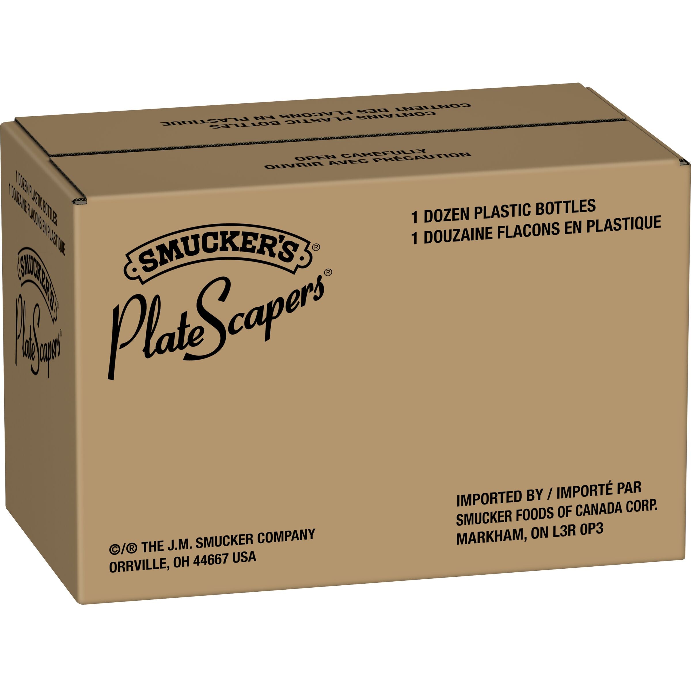 Smucker Vanilla Platescapers 19.5 Ounce Size - 12 Per Case.