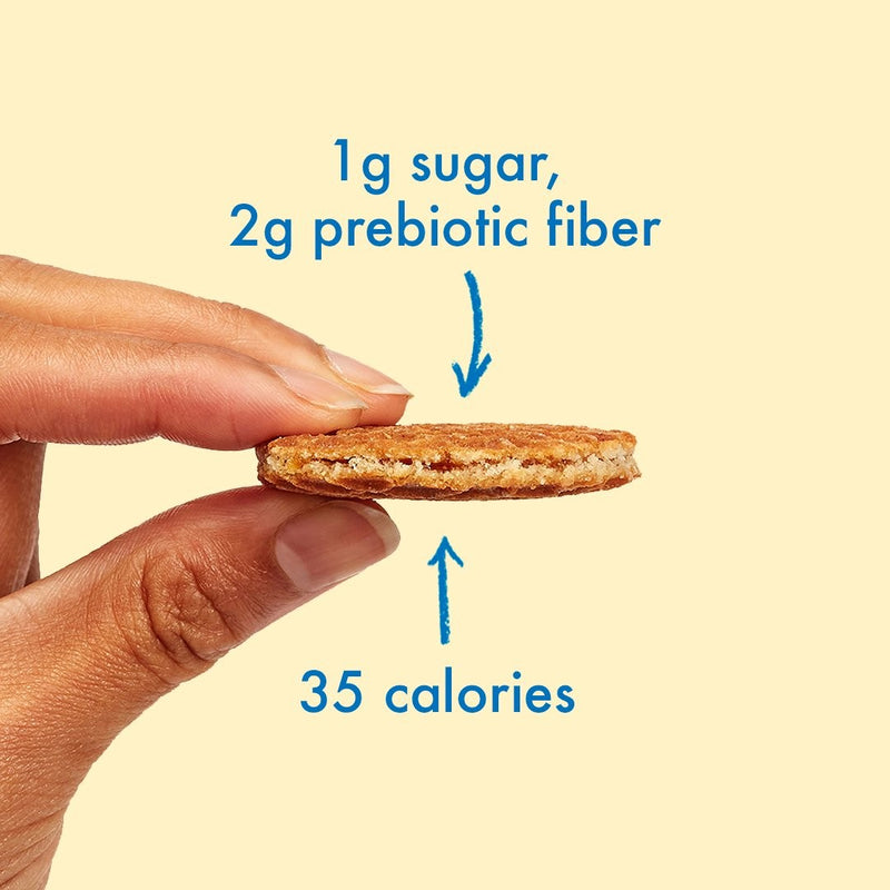 Rip Van Wafels Low Sugar Snickerdoodle Gravity Box 0.28 Ounce Size - 128 Per Case.
