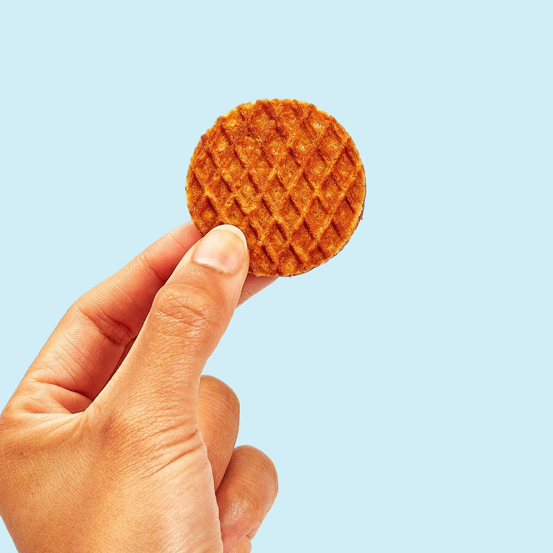 Rip Van Wafels Low Sugar Snickerdoodle Gravity Box 0.28 Ounce Size - 128 Per Case.