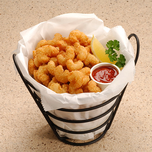 Tampa Maid Southern Style Breaded Shrimp Popcorn 3 Pound Each - 4 Per Case.