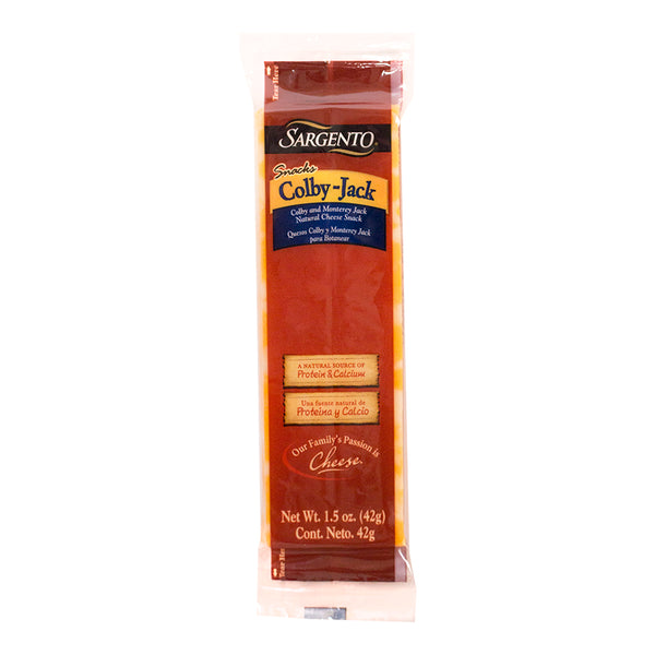 Sargento Colby Jack Cheese Snack 1.5 Ounce Size - 72 Per Case.