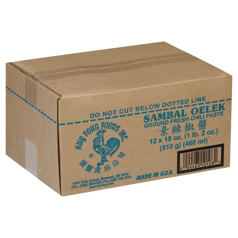 Sambal Oelek 18 Ounce Size - 12 Per Case.