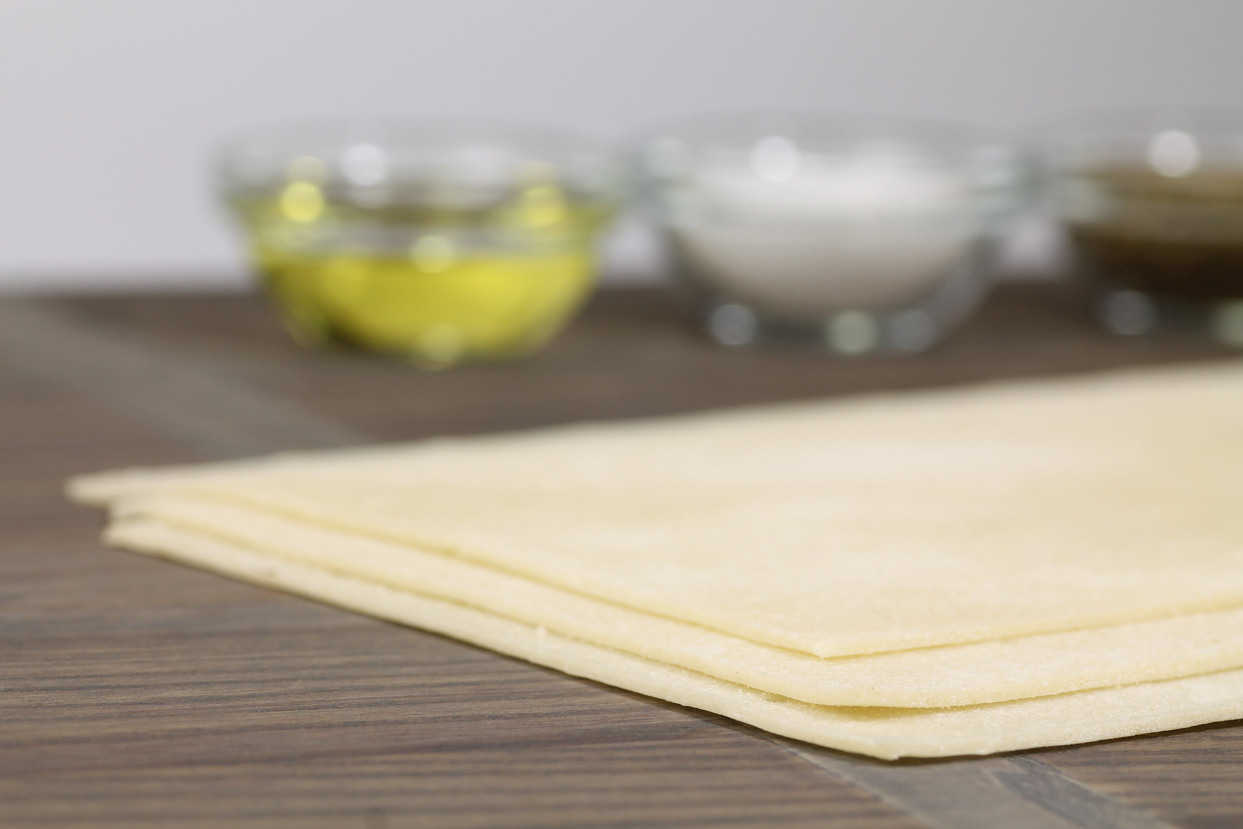 5" Rectangle Flatbread Par Baked Thin Crust Best Selling Flatbread 4 Ounce Size - 100 Per Case.