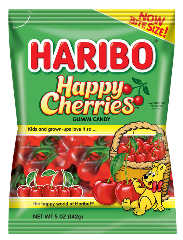 Haribo Confectionery Happy Cherries Pb 5 Ounce Size - 12 Per Case.