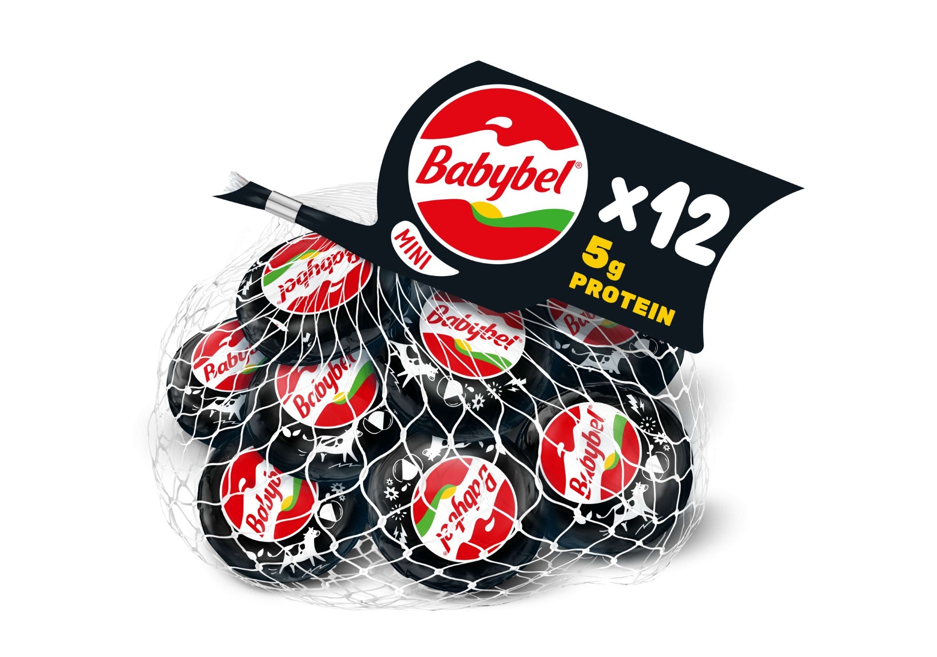 Mini Babybel White Cheddar 8.5 Ounce Size - 12 Per Case.
