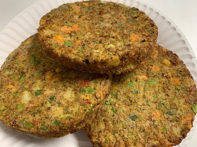 Jumbo California Veggie Burger Vegan 10 Pound Each - 1 Per Case.