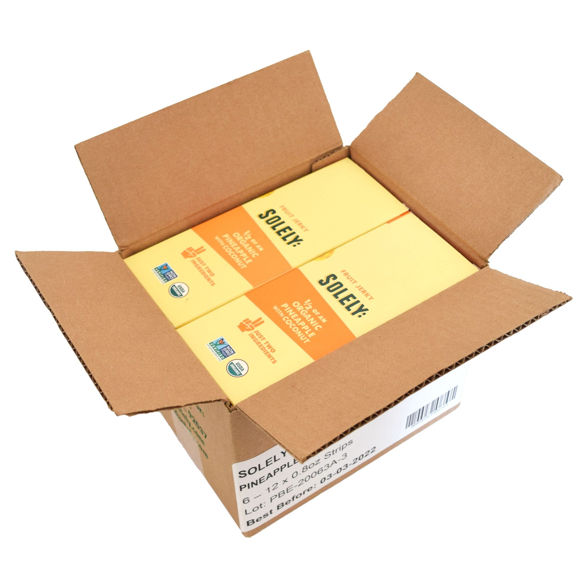 Fruit Jerky Pineapple Coconut 0.8 Ounce Size - 72 Per Case.
