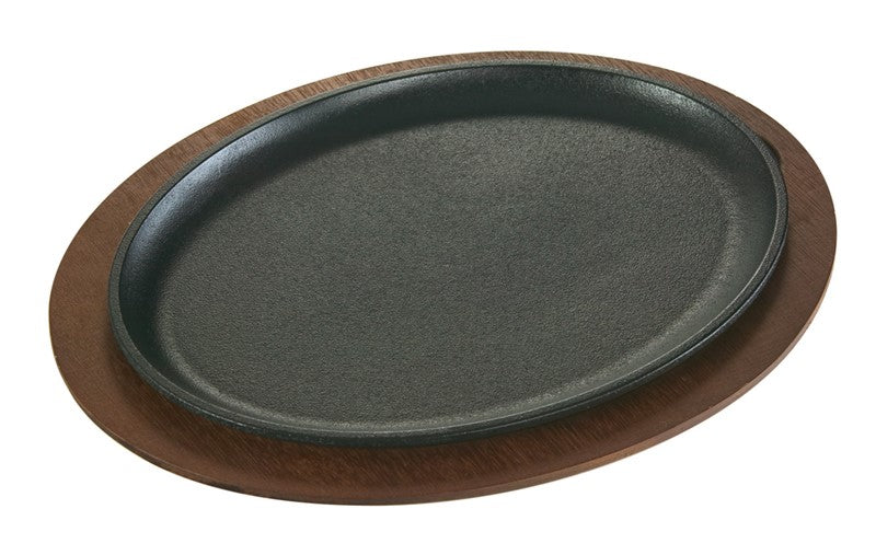 Lodge Oval Cast Iron Preseasoned Griddle Ea 1 Each - 3 Per Case.