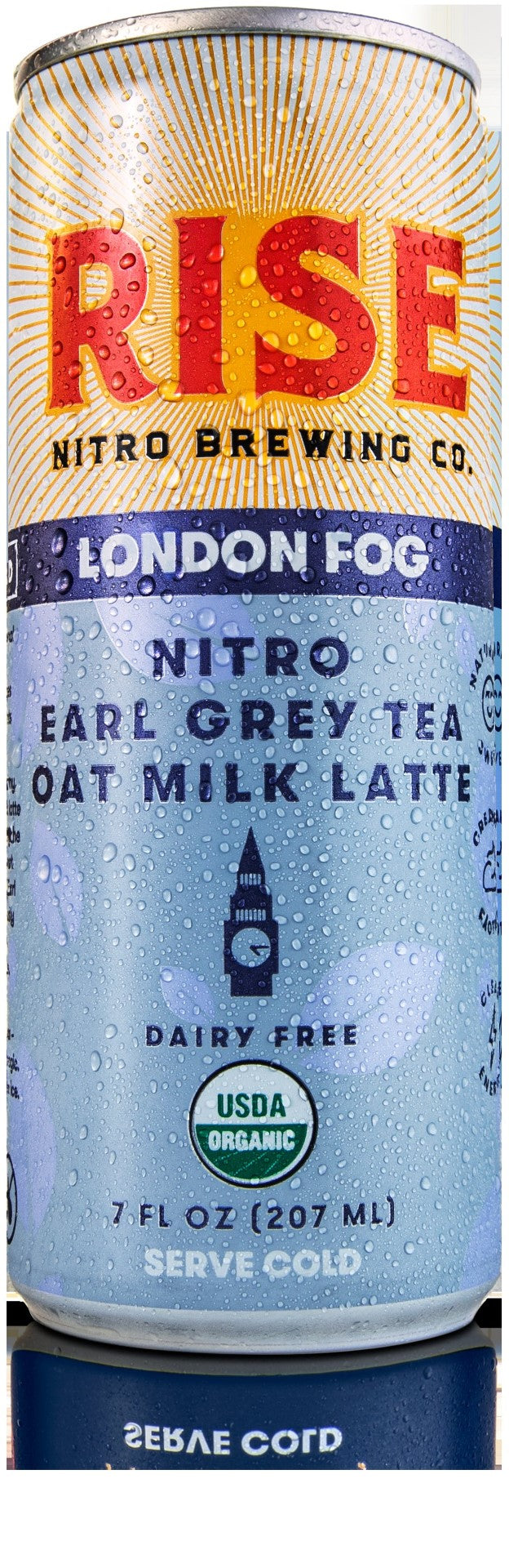 London Fog Nitro Earl Grey Tea Oat Milk Latte 7 Fluid Ounce - 12 Per Case.