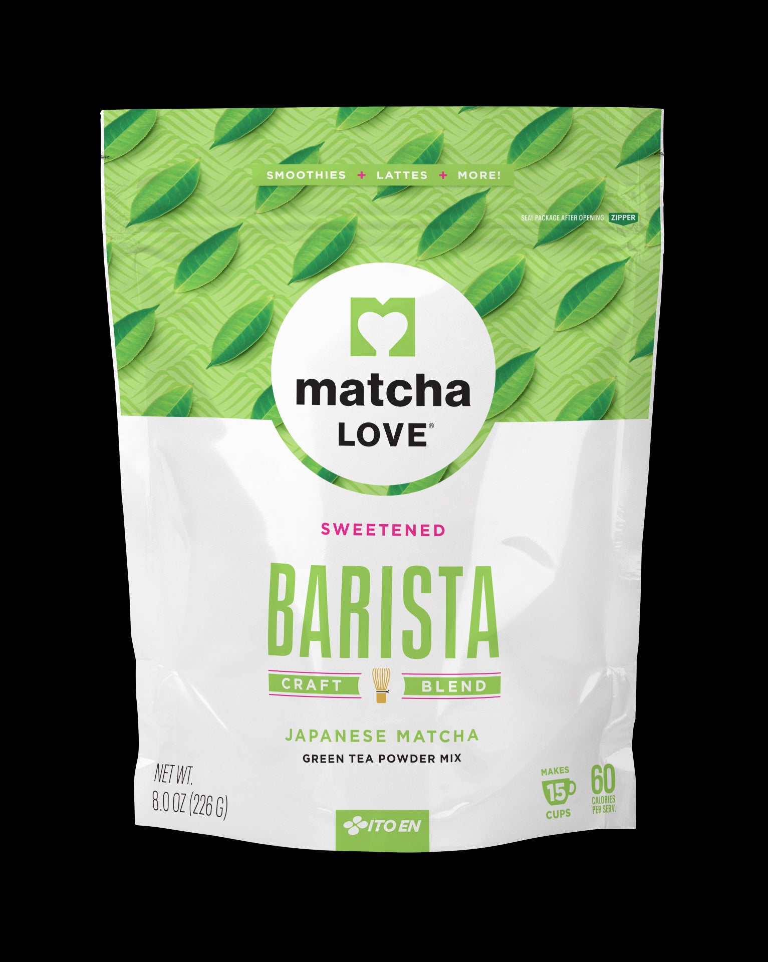 Matcha Love Matcha Green Tea Powder Mix 8 Ounce Size - 6 Per Case.
