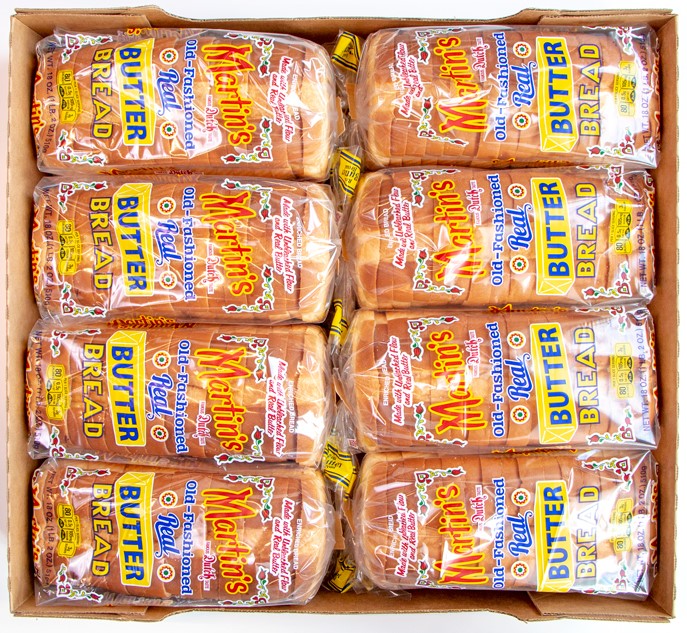 Martins Butter Bread 16 Each - 8 Per Case.