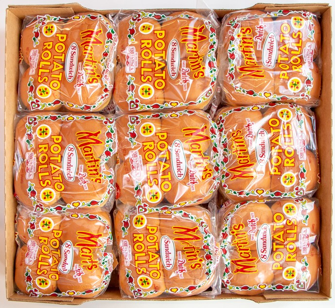 Martins Potato Sandwich 8 Each - 9 Per Case.