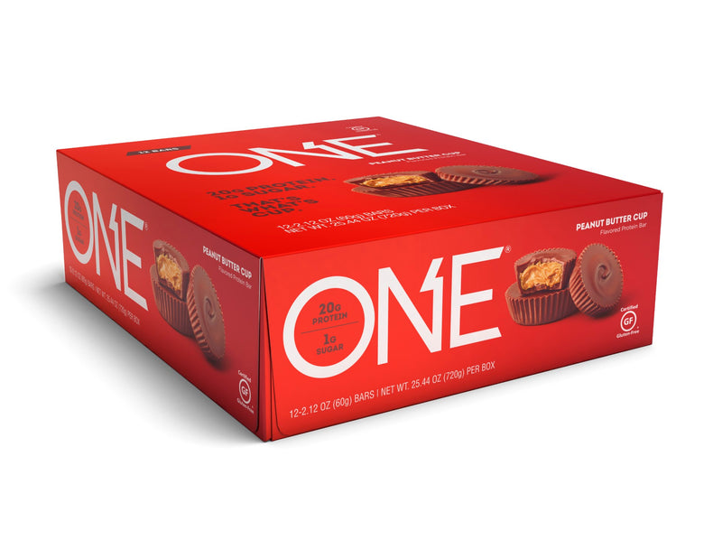 One Brand Peanut Butter Cup Bar 2.12 Ounce Size - 72 Per Case.