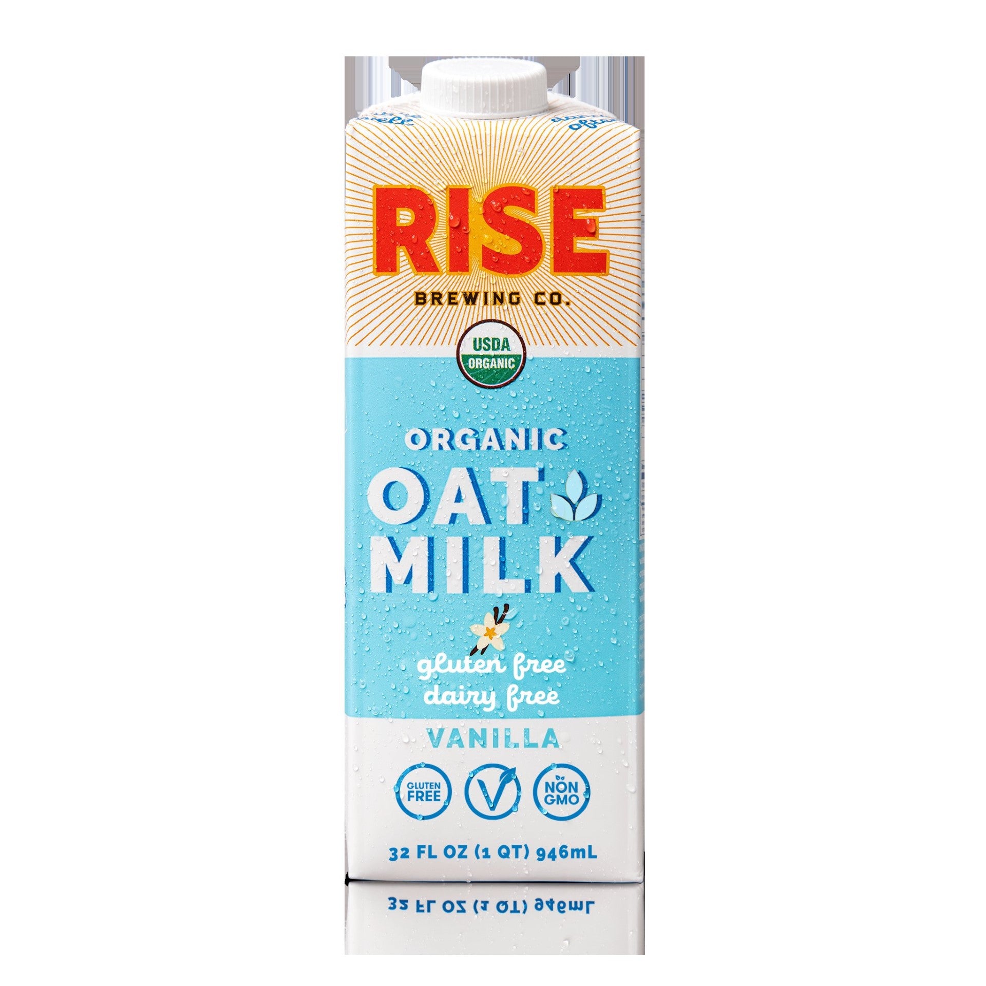 Rise Brewing Co Vanilla Oat Milk 32 Fluid Ounce - 6 Per Case.