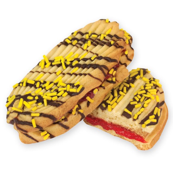 Cookies United Cookie Raspberry Finger 6 Pound Each - 1 Per Case.
