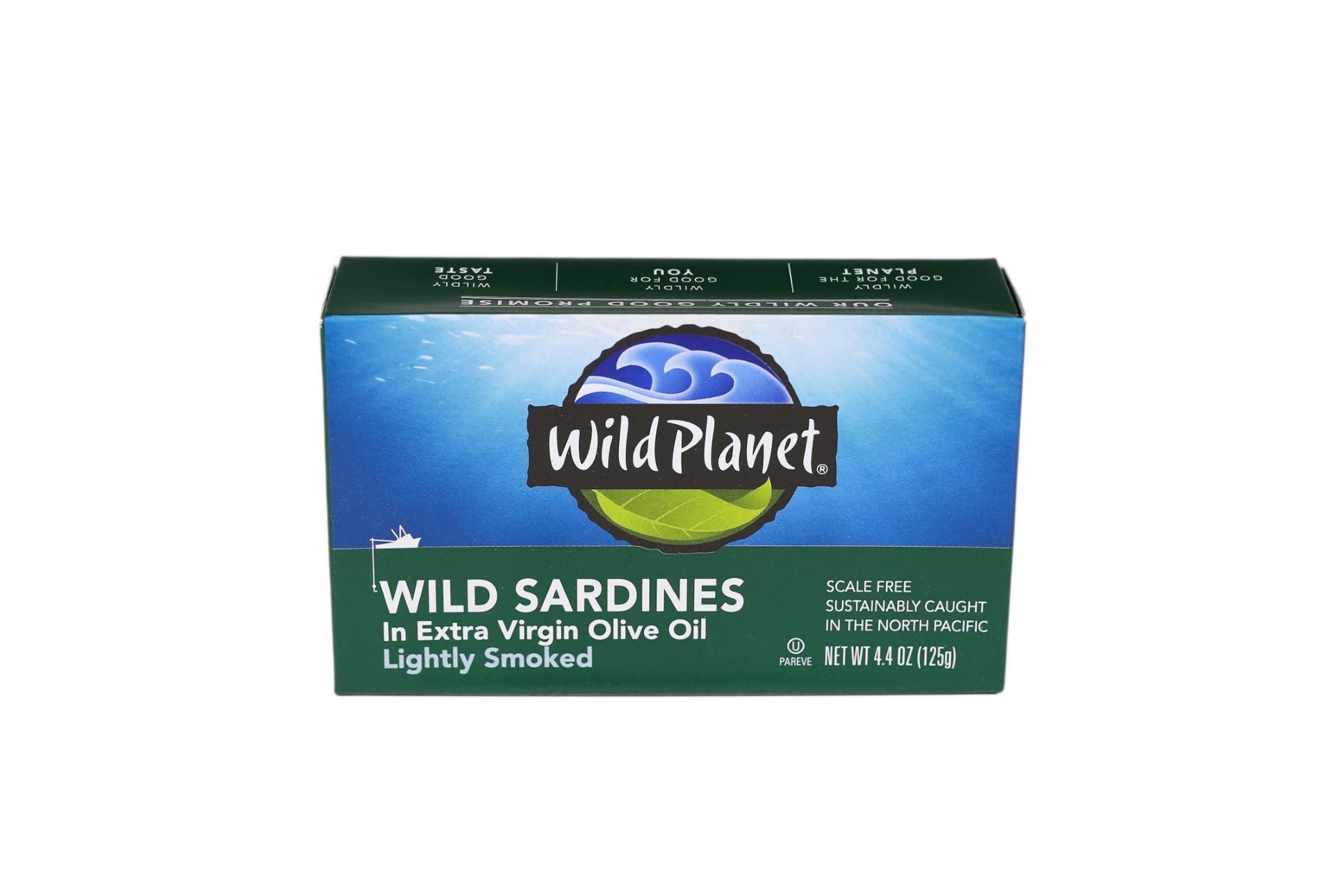 Wild Planet Foods Sardines Olive Oil 4.4 Ounce Size - 12 Per Case.
