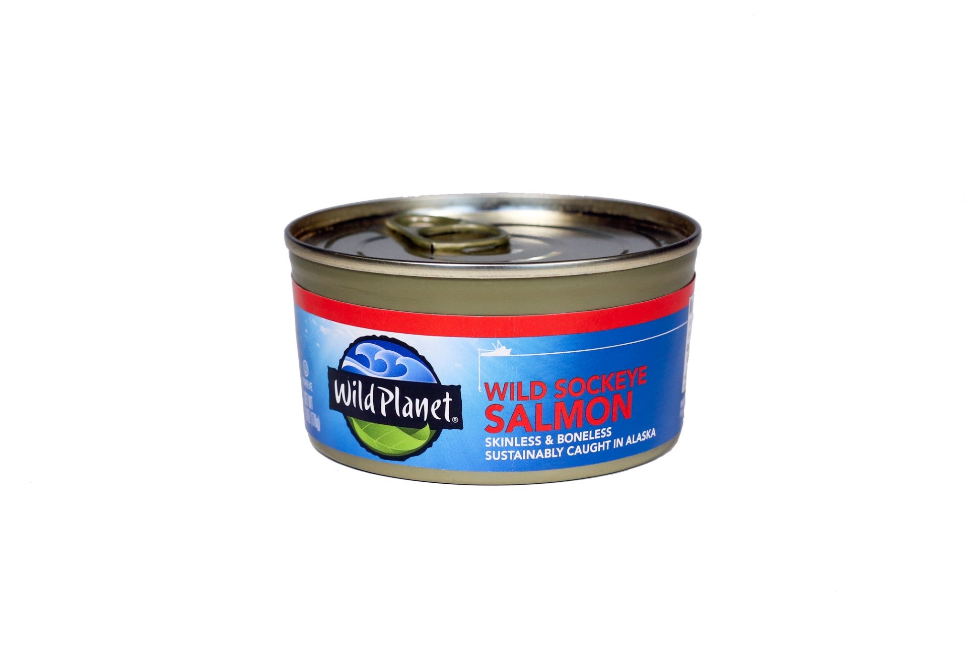 Wild Planet Foods Wild Sockeye Salmon 6 Ounce Size - 12 Per Case.