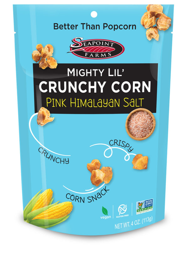 Mighty Lil Crunchy Corn Pink Himalayan Salt 4 Ounce Size - 12 Per Case.