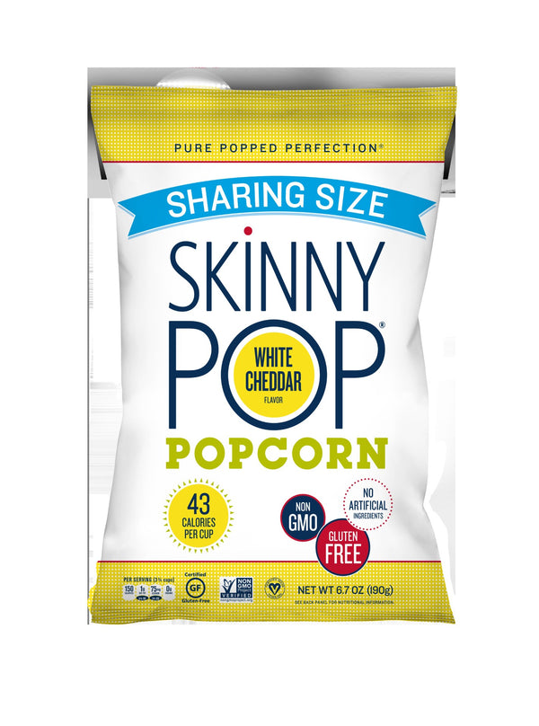 Skinnypop Df White Cheddar Sharing Size 6.7 Ounce Size - 3 Per Case.