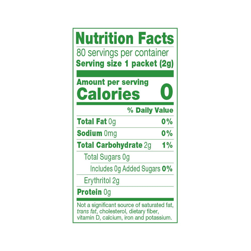 Truvia Original Calorie Free Sweetener From The Stevia Leaf Packets Carton) 5.64 Ounce Size - 12 Per Case.