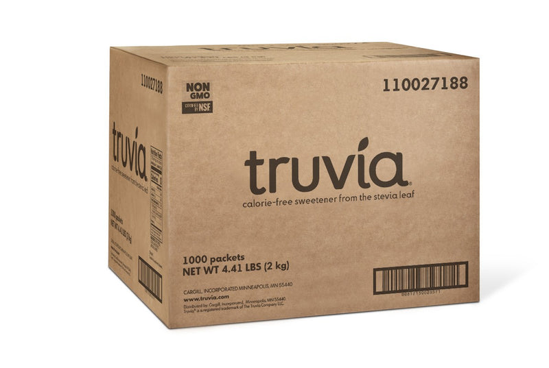 Truvia Original Calorie Free Sweetener From The Stevia Leaf Packets B 1000 Count Packs - 1 Per Case.