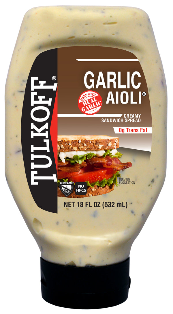 Tulkoff® Garlic Aioli 18 Fluid Ounce - 8 Per Case.
