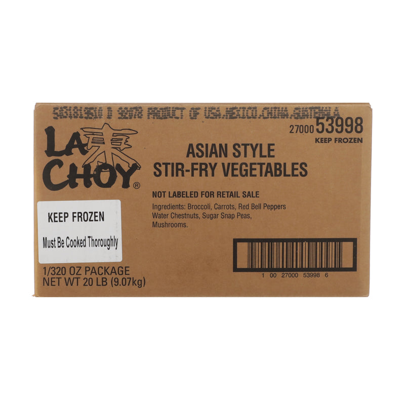 Asian Stir Fry Vegetables 20 Pound Each - 1 Per Case.