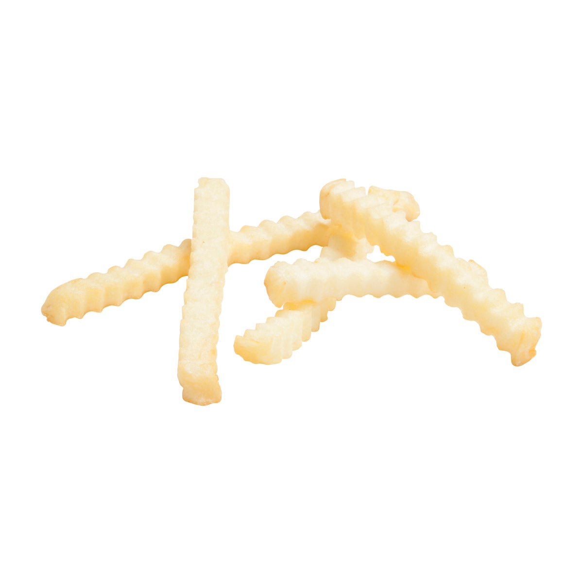 Simplot Blue Ribbon 6" Crinkle Cut Frieslb 5 Pound Each - 6 Per Case.