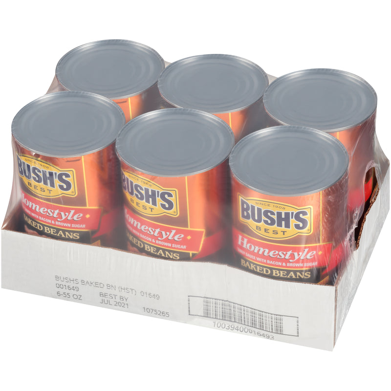 Homestyle Baked Beans 55 Ounce Size - 6 Per Case.