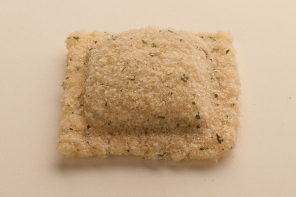 Louisa Foods Breaded Cheese Ravioli 2"square 5 Pound Each - 2 Per Case.