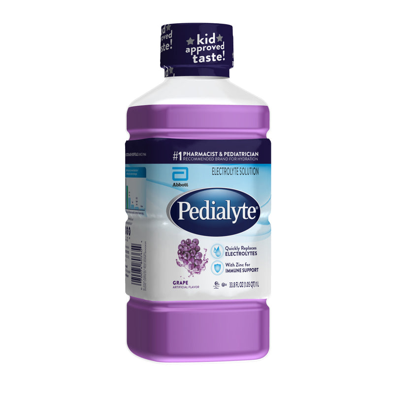 Pedialyte Grape Bottle 1.05 Qt - 8 Per Case.
