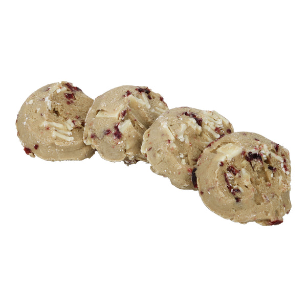 Cranberry White Chocolate Duo All Butter Frozen Cookie Dough 3 Ounce Size - 104 Per Case.