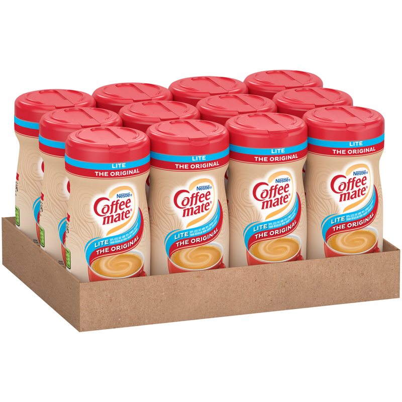 Coffee Mate Lite XCanister 11 Ounce Size - 12 Per Case.
