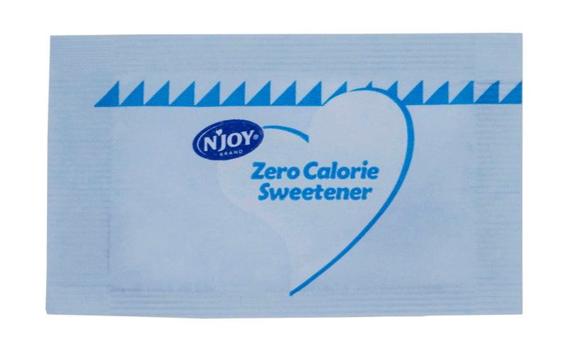 N'joy Sugar Substitute Blue Aspertame 1 Grams Each - 2000 Per Case.