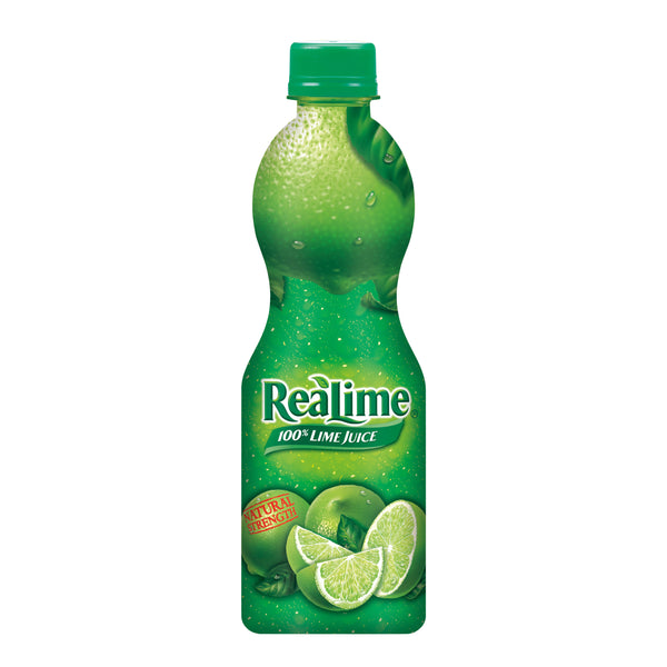 Realime Lime Juice Bottle 8 Fluid Ounce - 12 Per Case.
